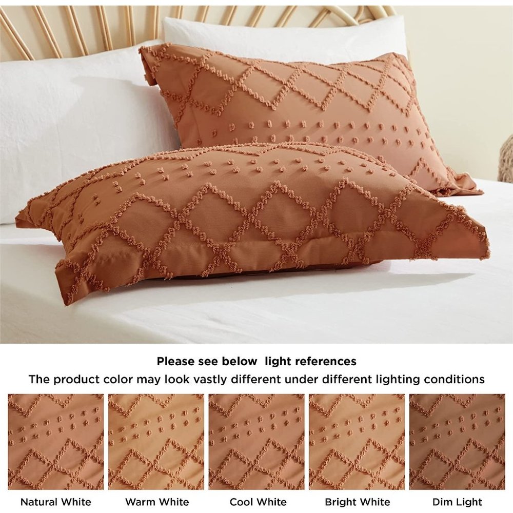 New 3 Pcs Duvet Cover Twin, Queen or King Duvet Cover Set, Boho Beddin… - Picture 4 of 12